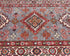 3x4 Gray Kazak Afghan Hand Knotted Geometric Wool Area Rug